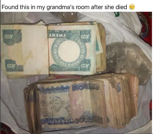 See what a Nigerian guy found in his grandmother